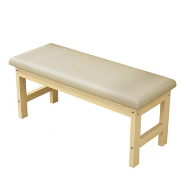 Contemporary Cushioned Seating Bench Rectangle Wooden Entryway and Bedroom Bench