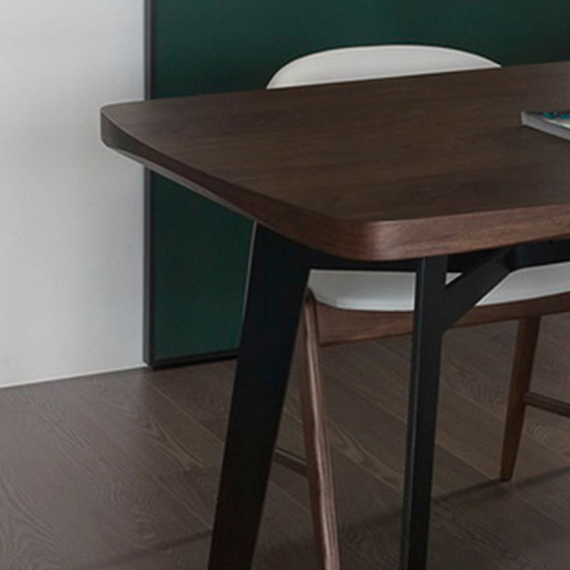 Rectangle Modern Dining Table Solid Wood Dining Table for Dining Room