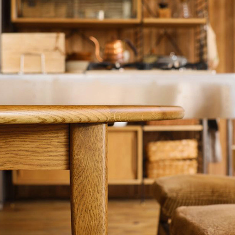 Extendable Dining Table Solid Wood Dining Table for Dining Room