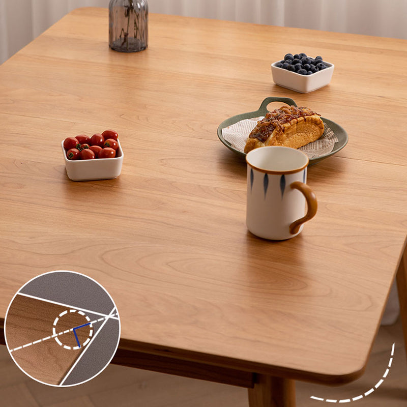 Modern Extendable Dining Table Solid Wood Dining Table for Dining Room