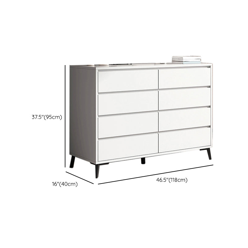 Contemporary Manufactured Wood Accent Chest Standard Straight Legs Accent Chest