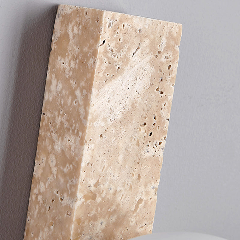 Contemporary Stone Shade Wall Sconce Lighting Linear Shape Wall Lamp for Bedroom
