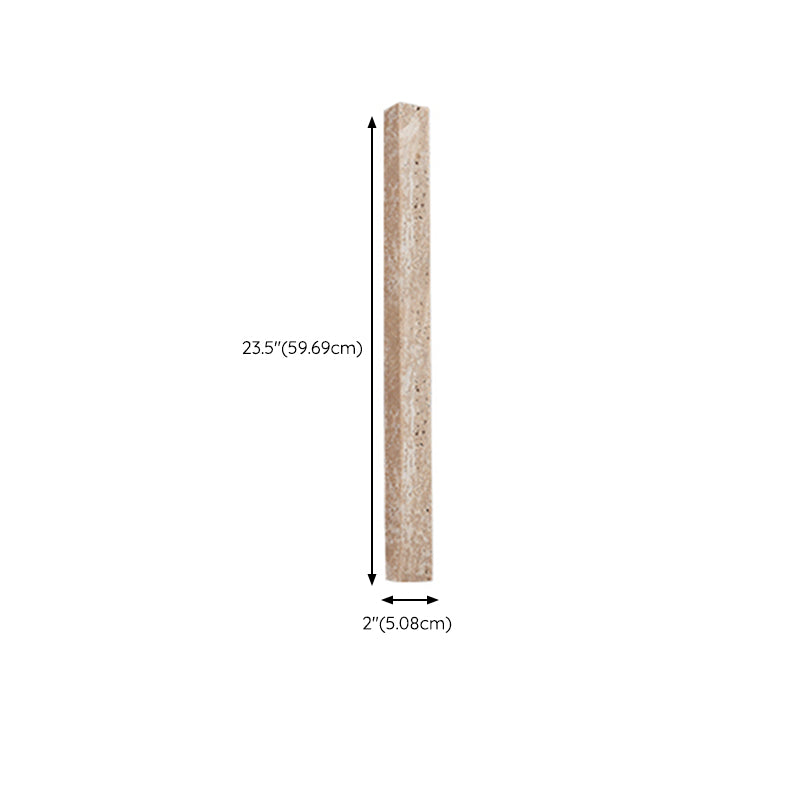 Contemporary Stone Shade Wall Sconce Lighting Linear Shape Wall Lamp for Bedroom