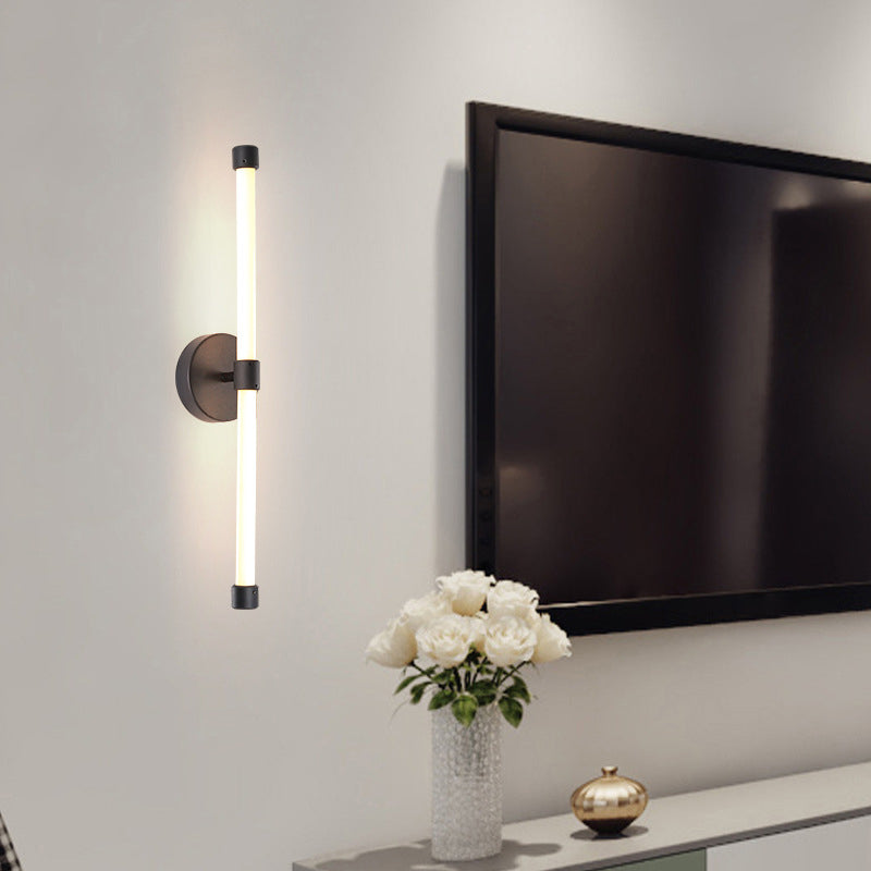 LED Wall Lamp Modern Simple Wall Mount Lamp with Acrylic Shade for Living Room