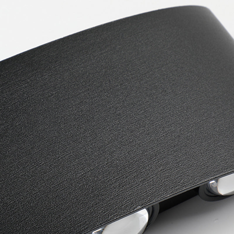 Metal Wall Sconce Lighting Black/White Wall Mounted Lights for Outdoor