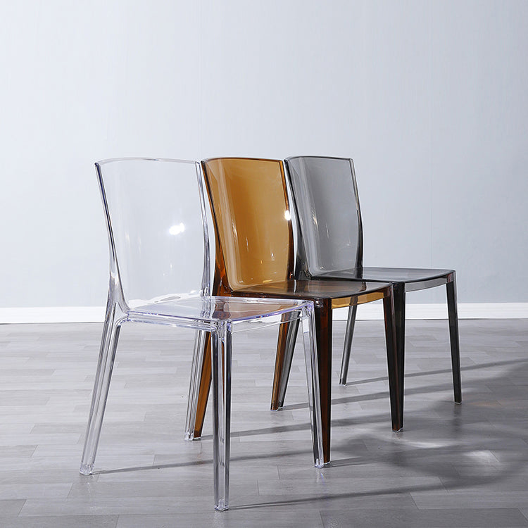 Modern Style Side Chair Plastic Side Dining Chair for Home Use