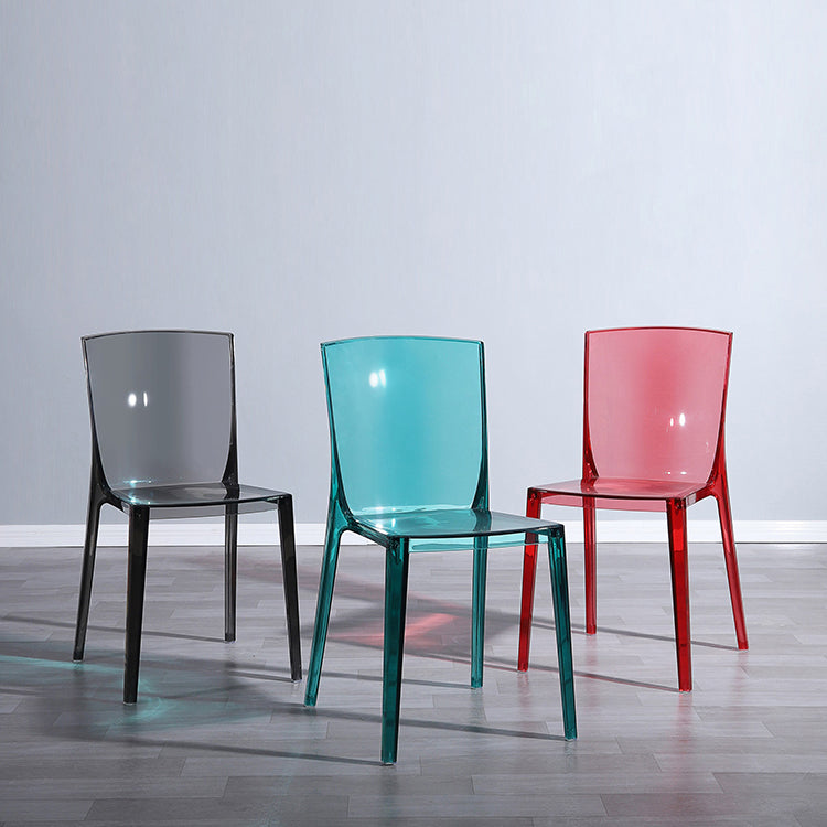Modern Style Side Chair Plastic Side Dining Chair for Home Use