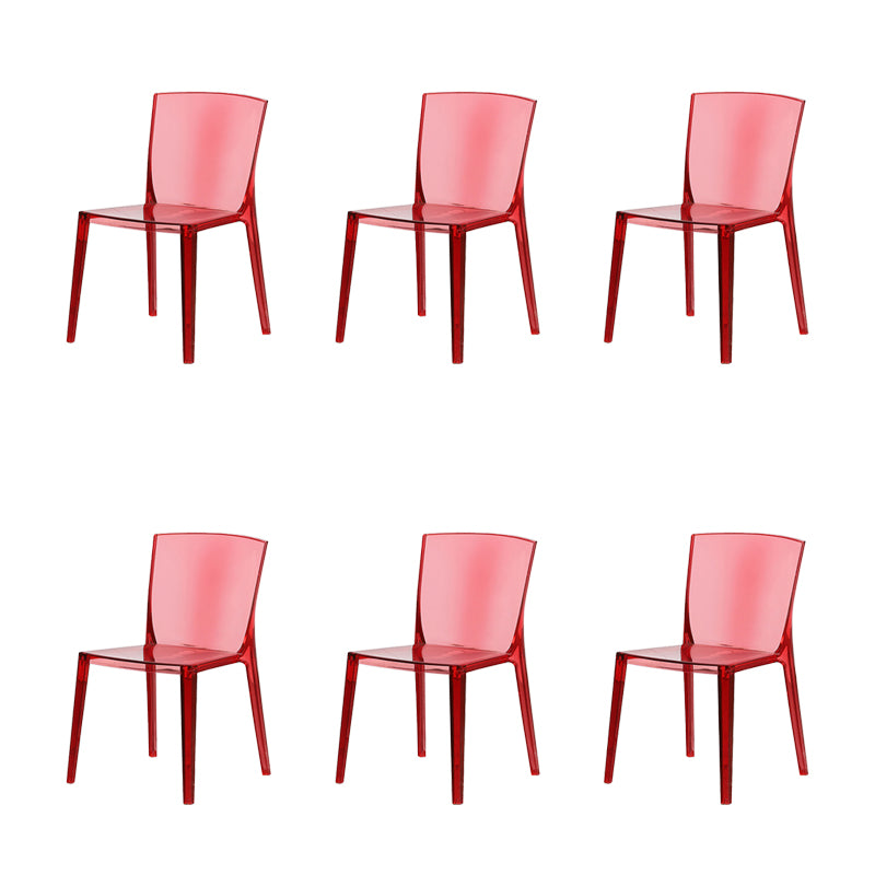 Modern Style Side Chair Plastic Side Dining Chair for Home Use