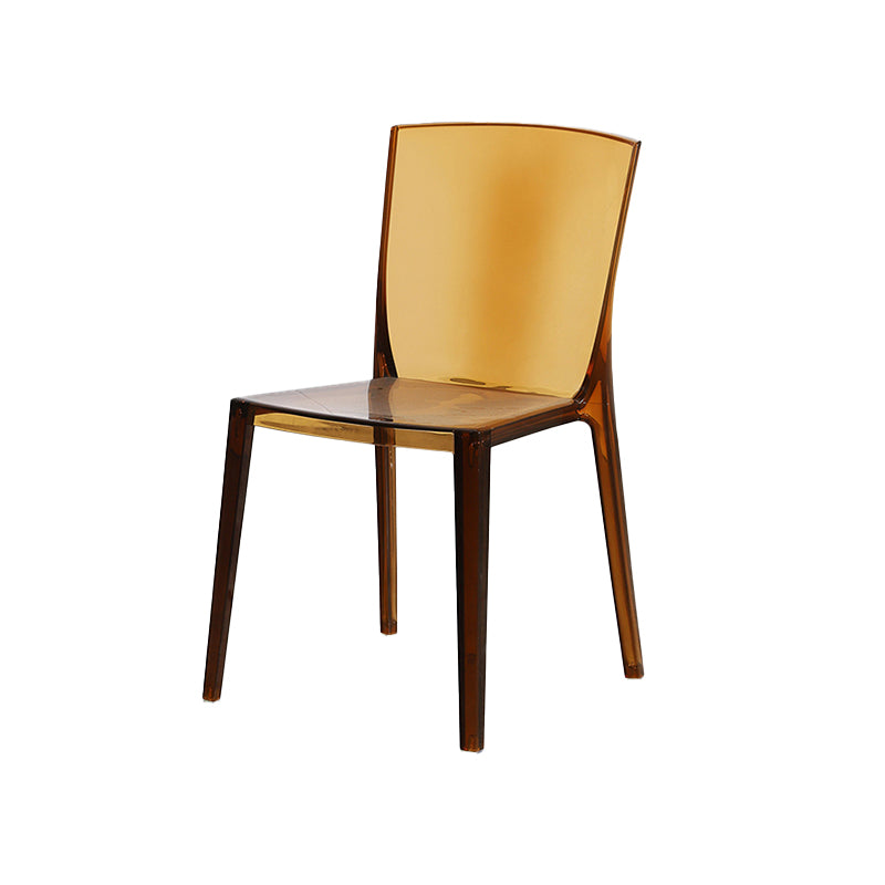 Modern Style Side Chair Plastic Side Dining Chair for Home Use