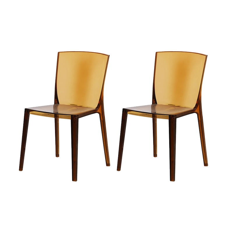 Modern Style Side Chair Plastic Side Dining Chair for Home Use