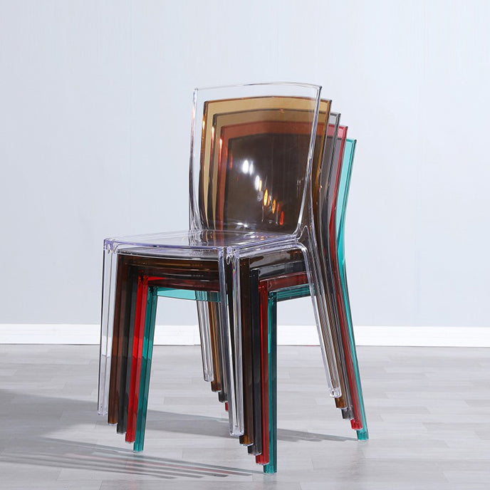 Modern Style Side Chair Plastic Side Dining Chair for Home Use