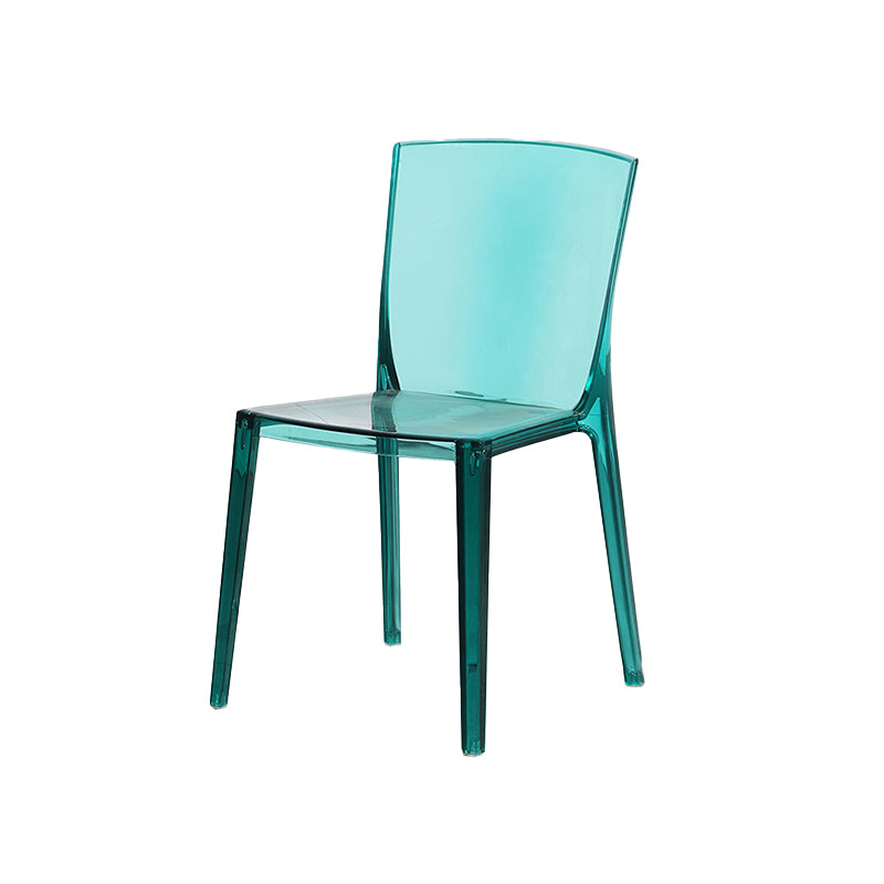 Modern Style Side Chair Plastic Side Dining Chair for Home Use