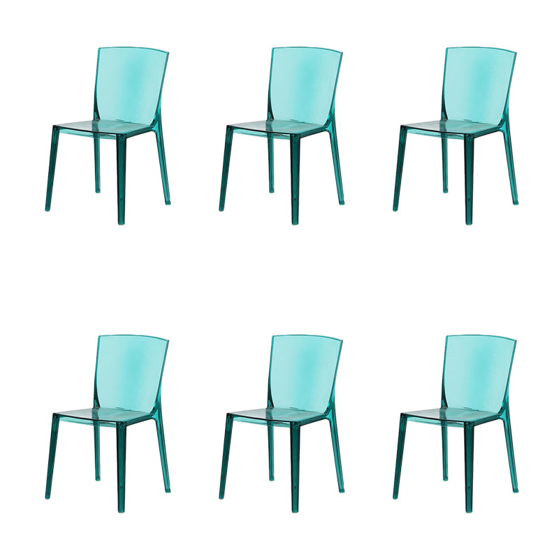 Modern Style Side Chair Plastic Side Dining Chair for Home Use