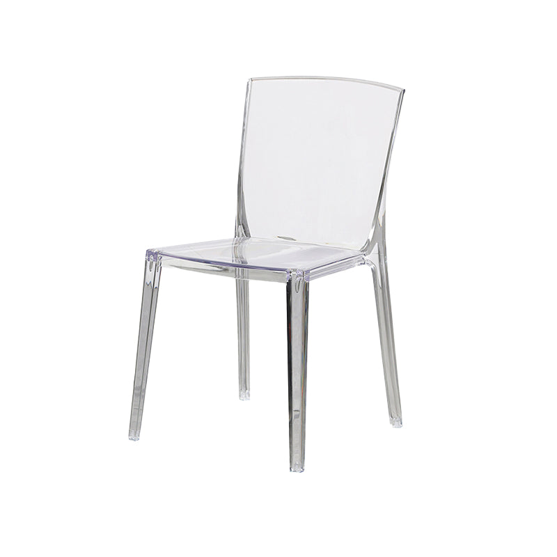 Modern Style Side Chair Plastic Side Dining Chair for Home Use