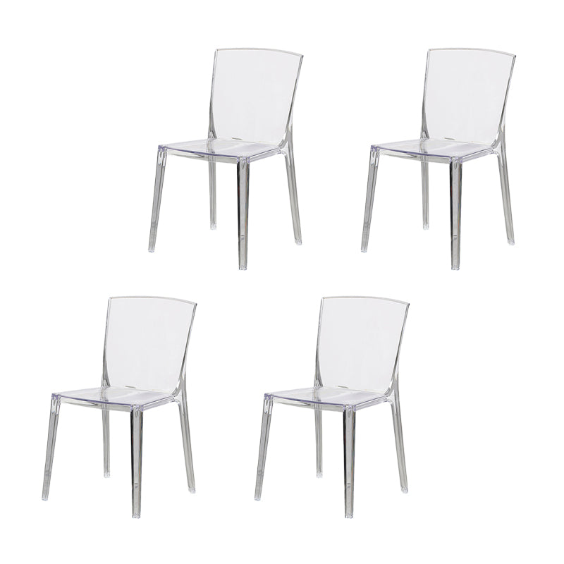Modern Style Side Chair Plastic Side Dining Chair for Home Use