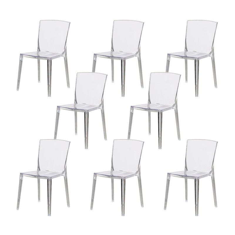 Modern Style Side Chair Plastic Side Dining Chair for Home Use