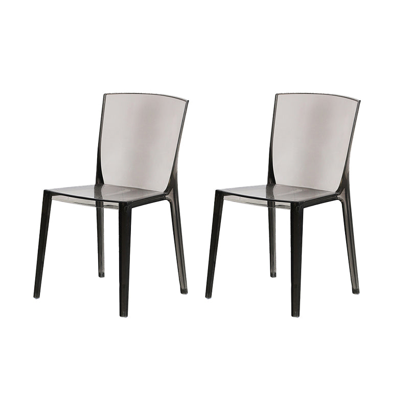 Modern Style Side Chair Plastic Side Dining Chair for Home Use