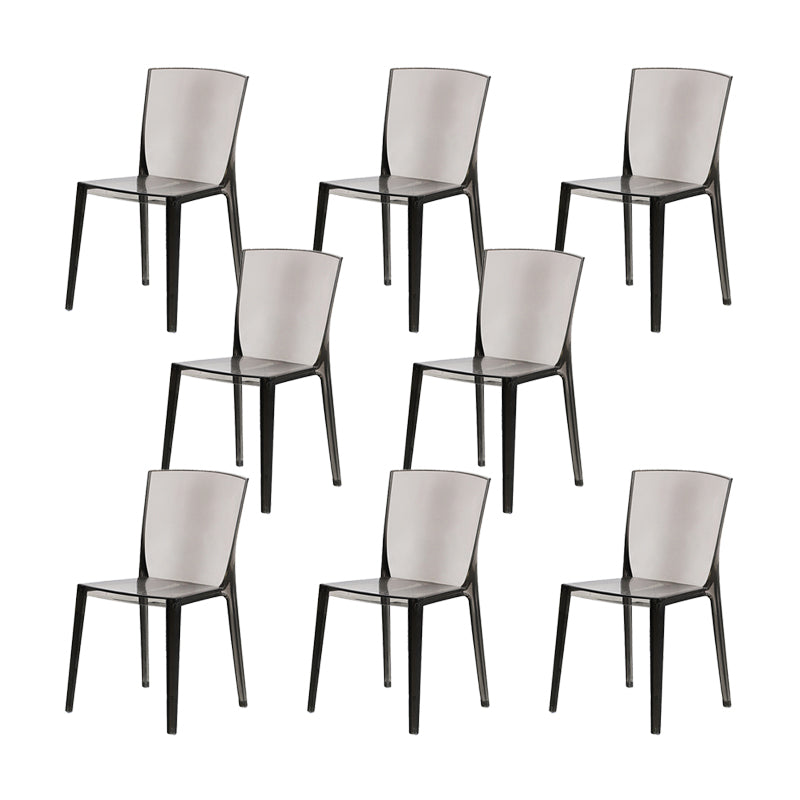 Modern Style Side Chair Plastic Side Dining Chair for Home Use