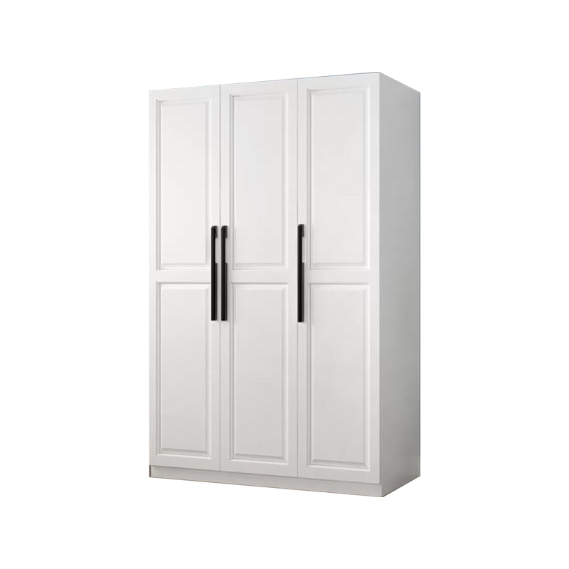 Freestanding Wood Frame Wardrobe Modern Hinged Soft Close Doors Wardrobe and Drawers