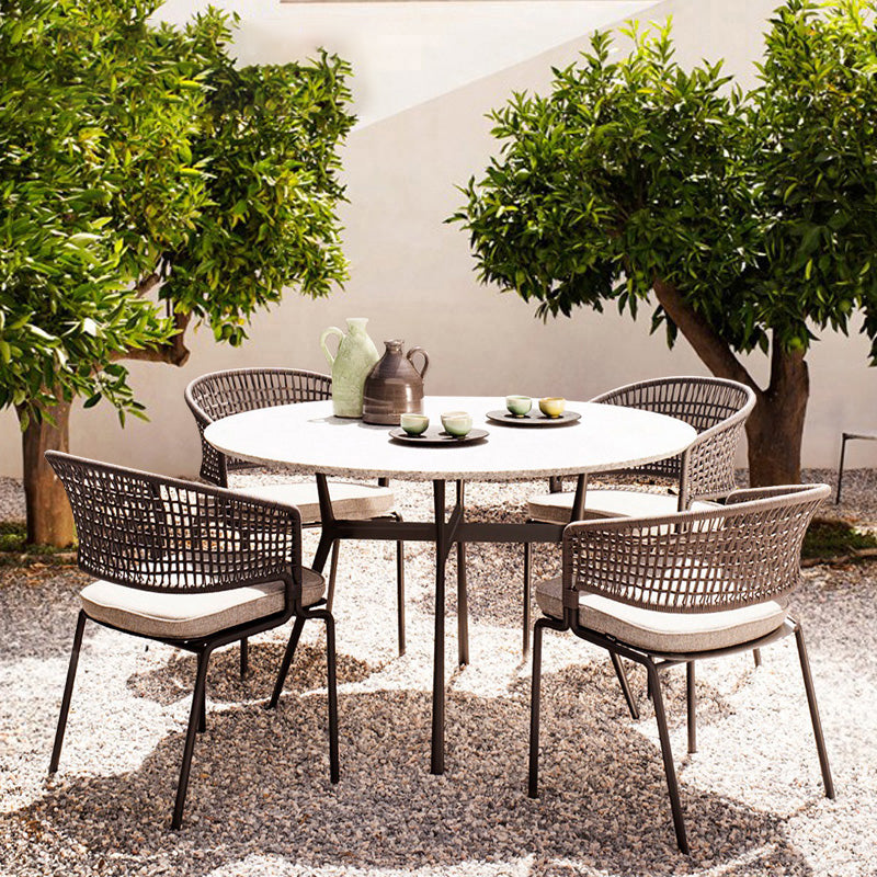 Contemporary Style 1/5/7/10 Pcs Dining Set Stoner Dining Table Set