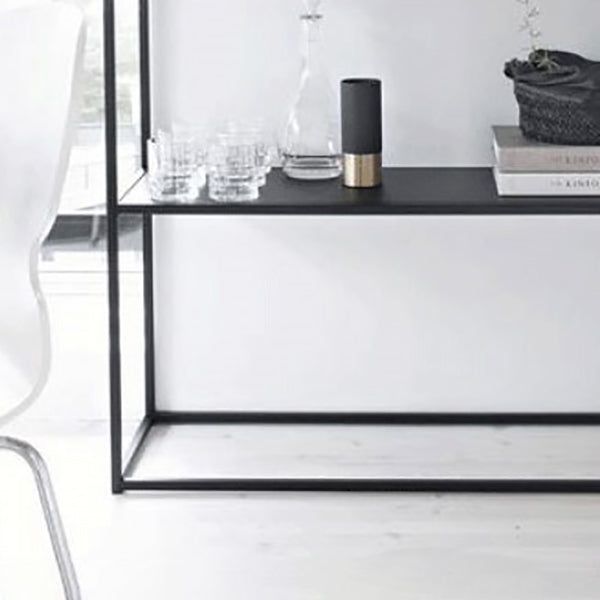 Contemporary Style Console Table Rectangle Metal Accent Table