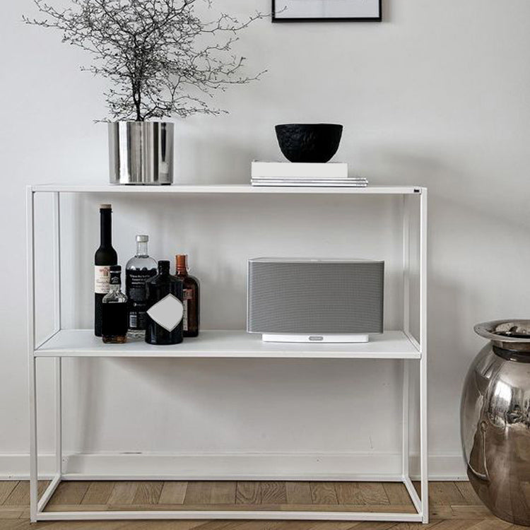 Contemporary Style Console Table Rectangle Metal Accent Table