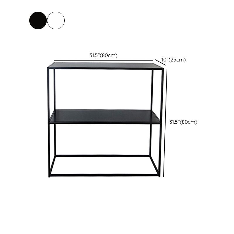 Contemporary Style Console Table Rectangle Metal Accent Table