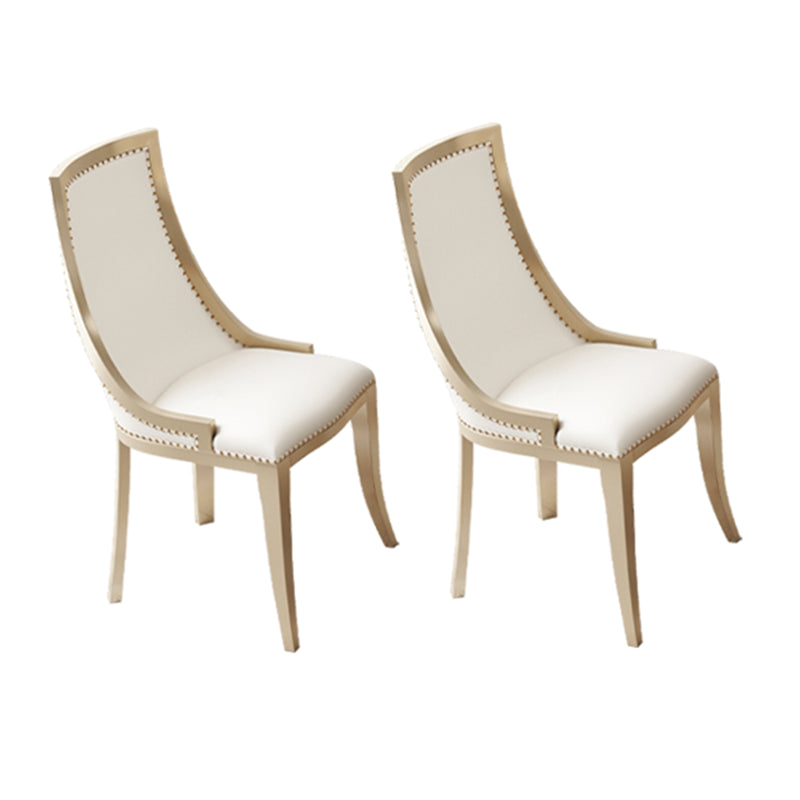 Contemporary 1/2/5/7 Pieces Furniture Round Stone Dining Set in White