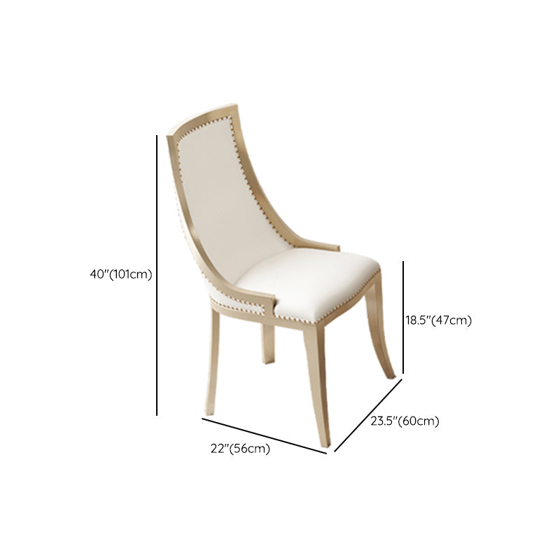 Contemporary 1/2/5/7 Pieces Furniture Round Stone Dining Set in White