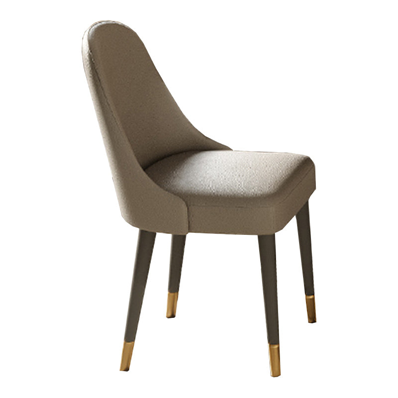 Extendable Sintered Stone Dining Table with Upholstered Chairs Set for Kitchen