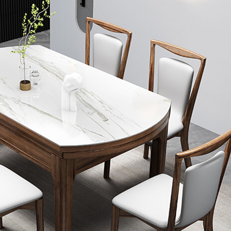 Contemporary 1/2/7 Pieces Furniture Round Stone Dining Set for Restaurant
