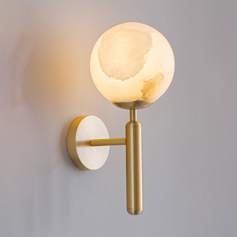 Contemporary Vanity Lighting Ball Shape Wall Light Fixture for Bathroom