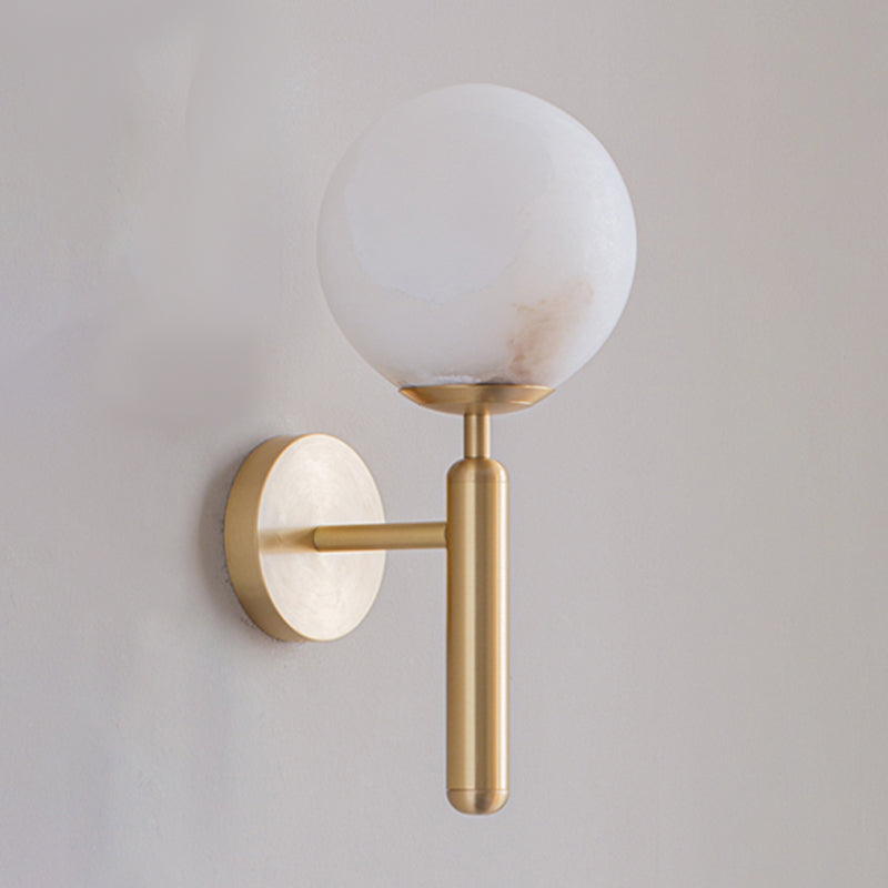 Contemporary Vanity Lighting Ball Shape Wall Light Fixture for Bathroom