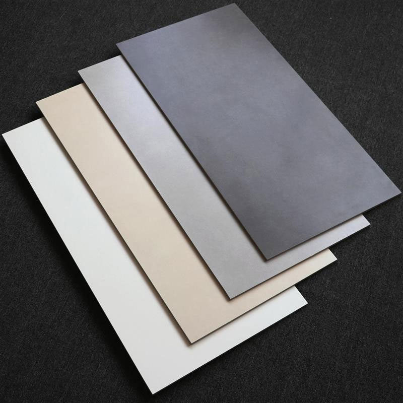 Modern Style Wall Tile Pure Color Straight Edge Rectangle Waterproof Wall Tile