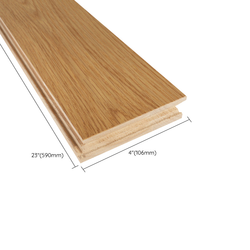 Solid Wood Plank Flooring Click-Locking Natural Wood Hardwood Flooring