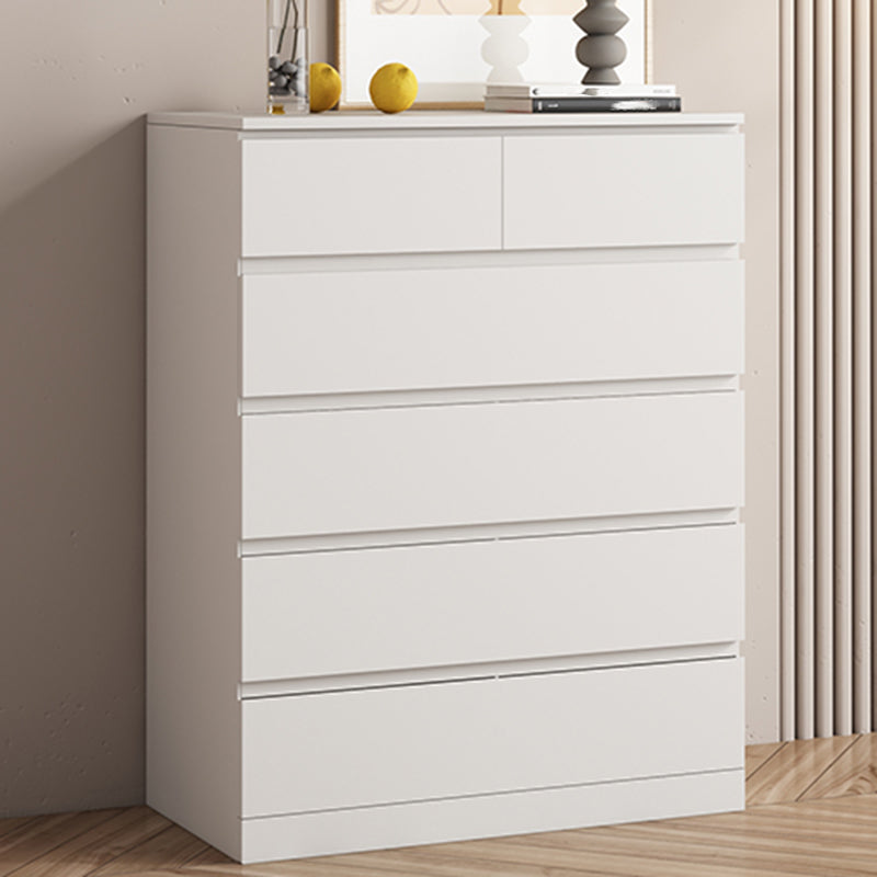 Contemporary Dresser Wooden Storage Chest Dresser with 6 Drawers