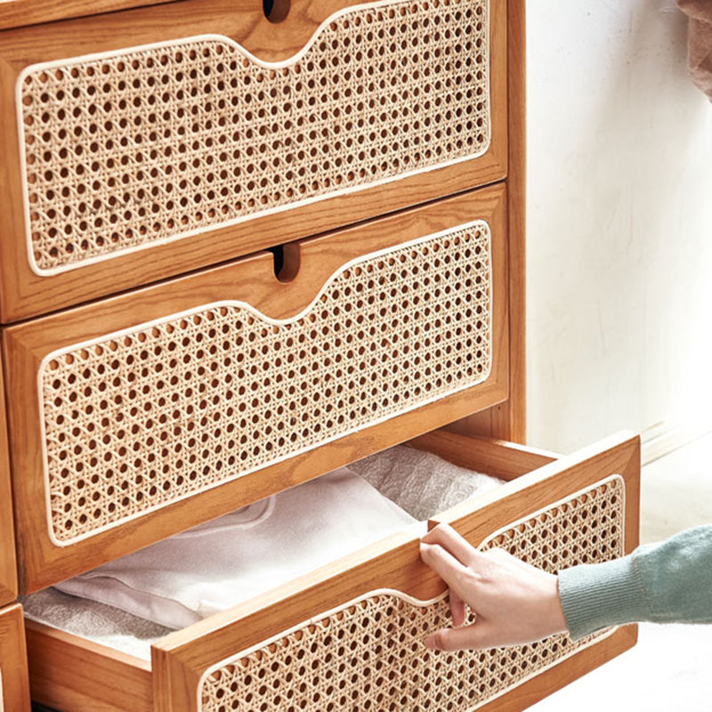 Traditional Dresser Wooden Storage Chest Dresser with Drawers