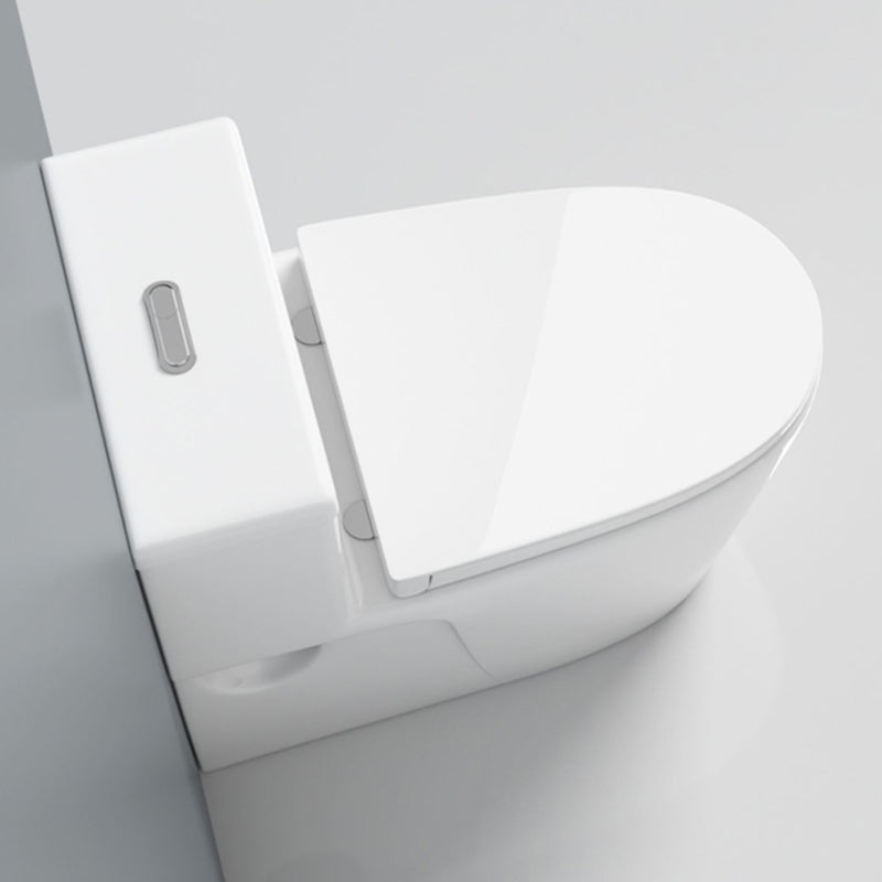 Modern Floor Mount Toilet Slow Close Seat Included Toilet Bowl for Washroom