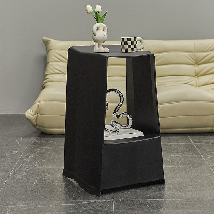 Plastic Bar Stool Modern Style Backless Bar Stools for Living Room