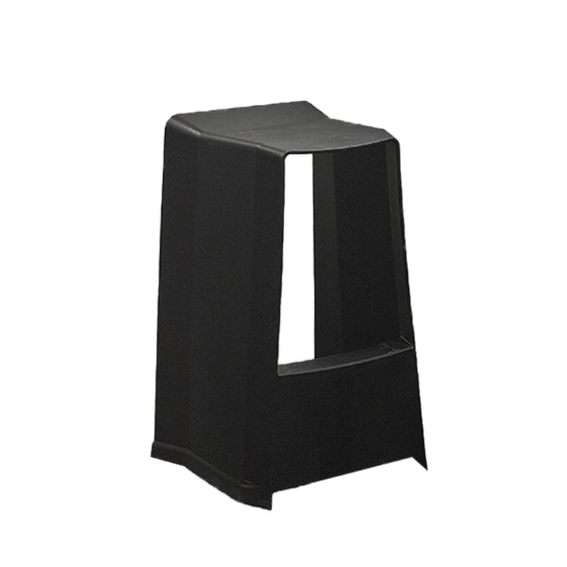 Plastic Bar Stool Modern Style Backless Bar Stools for Living Room