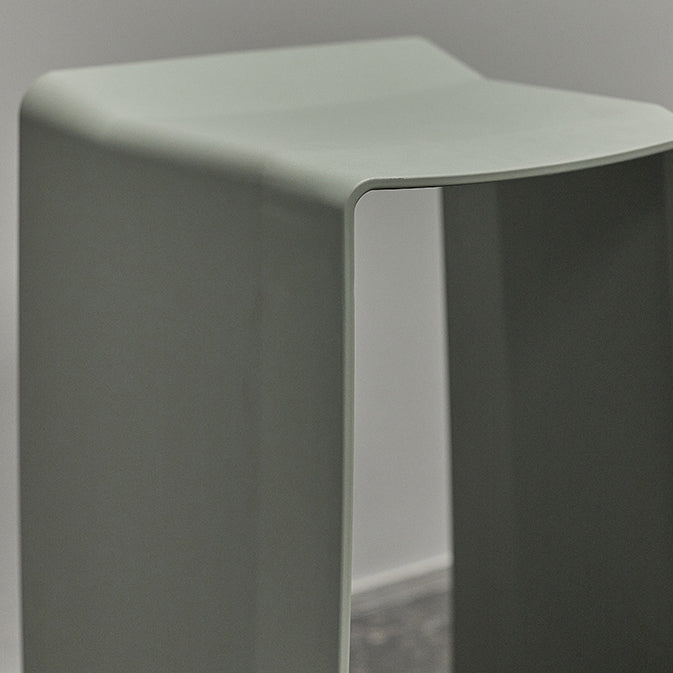 Plastic Bar Stool Modern Style Backless Bar Stools for Living Room