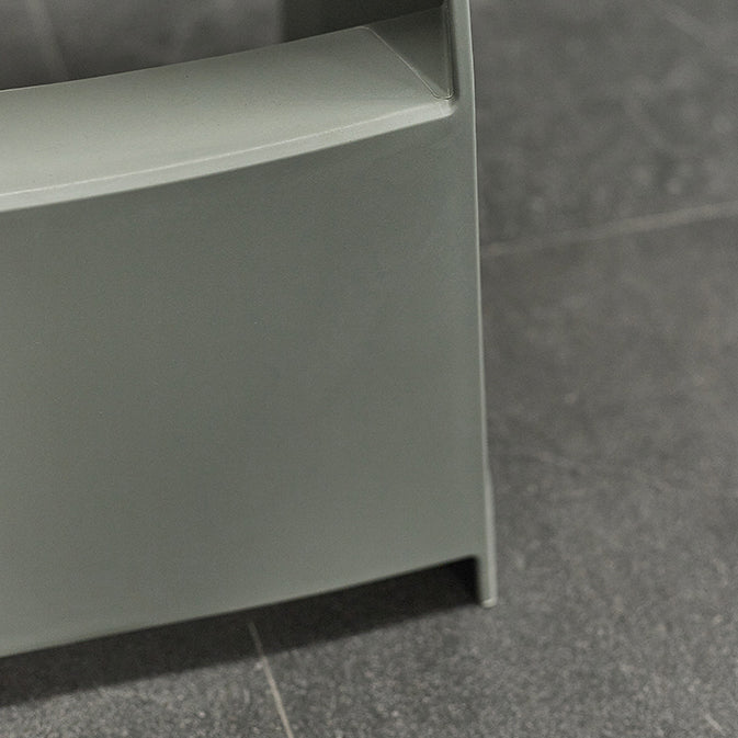 Plastic Bar Stool Modern Style Backless Bar Stools for Living Room