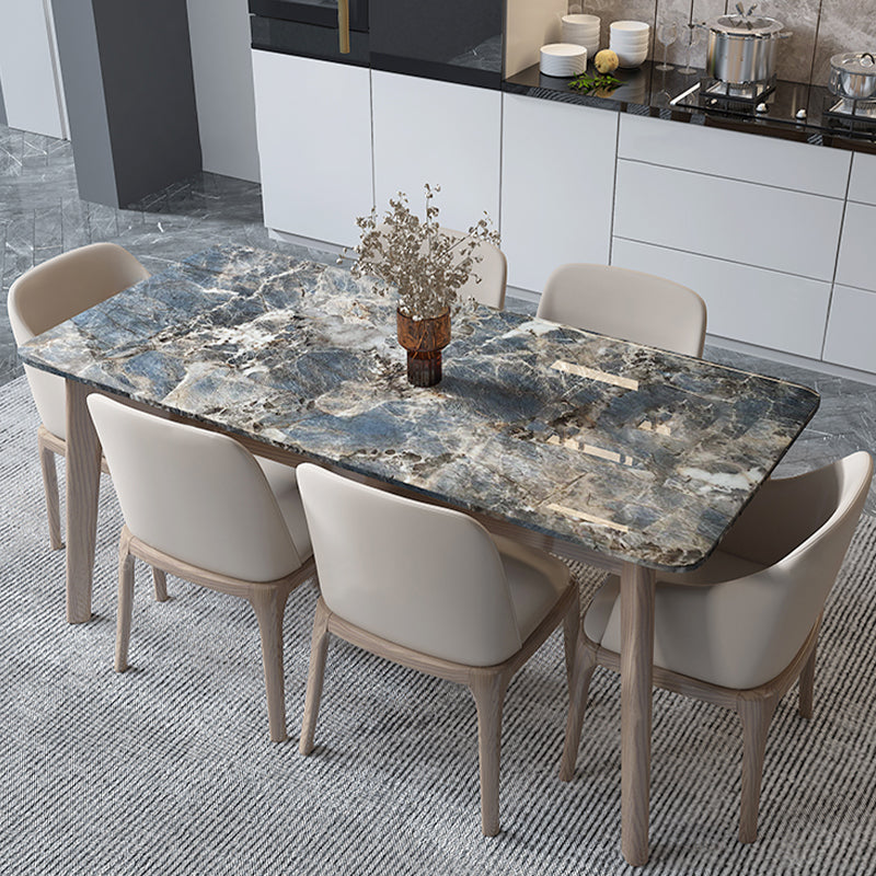 4 Legs Dining Room Table Rectangle Dinner Room Kitchen Table