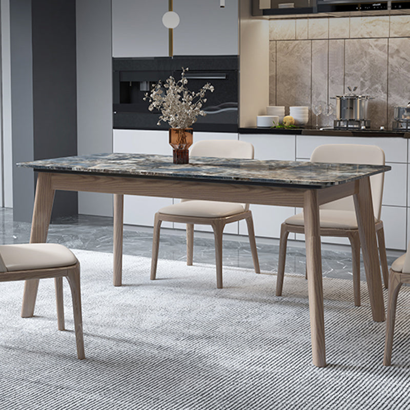 4 Legs Dining Room Table Rectangle Dinner Room Kitchen Table