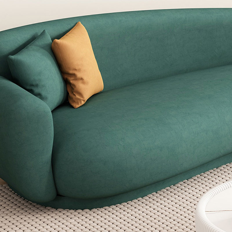 Green Sofa Solid Wood Water Resistant Seating for Living Room