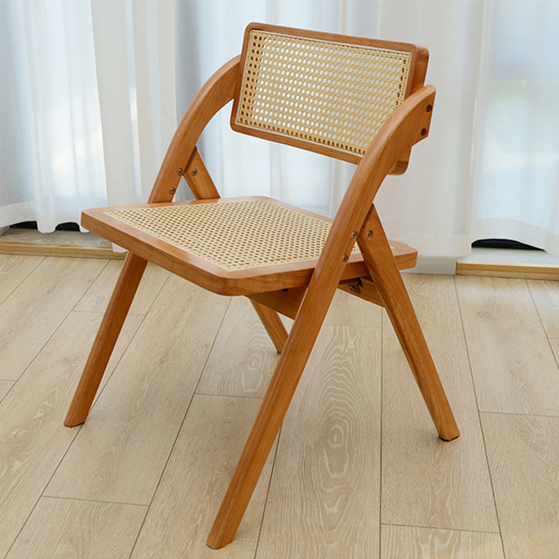 Folding Outdoors Modern Rattan Dining Chairs Patio Dining Chair
