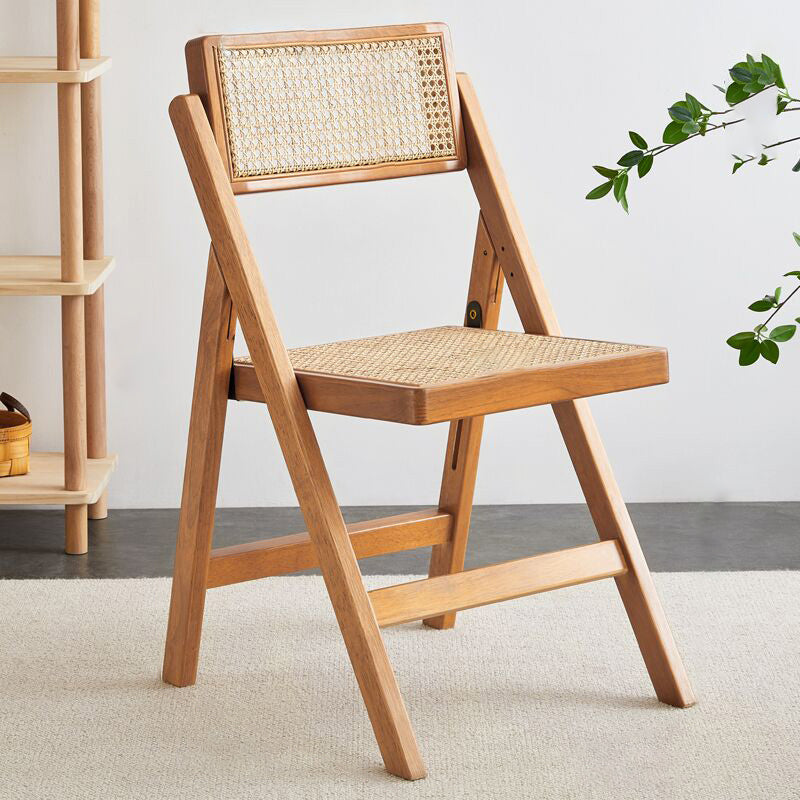 Folding Outdoors Modern Rattan Dining Chairs Patio Dining Chair