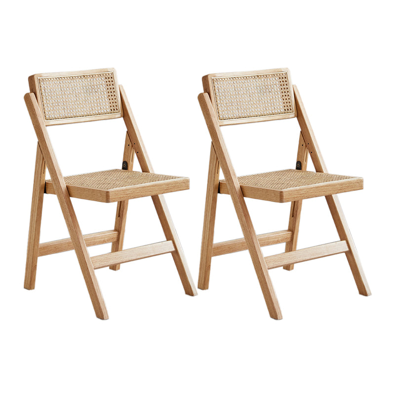 Folding Outdoors Modern Rattan Dining Chairs Patio Dining Chair