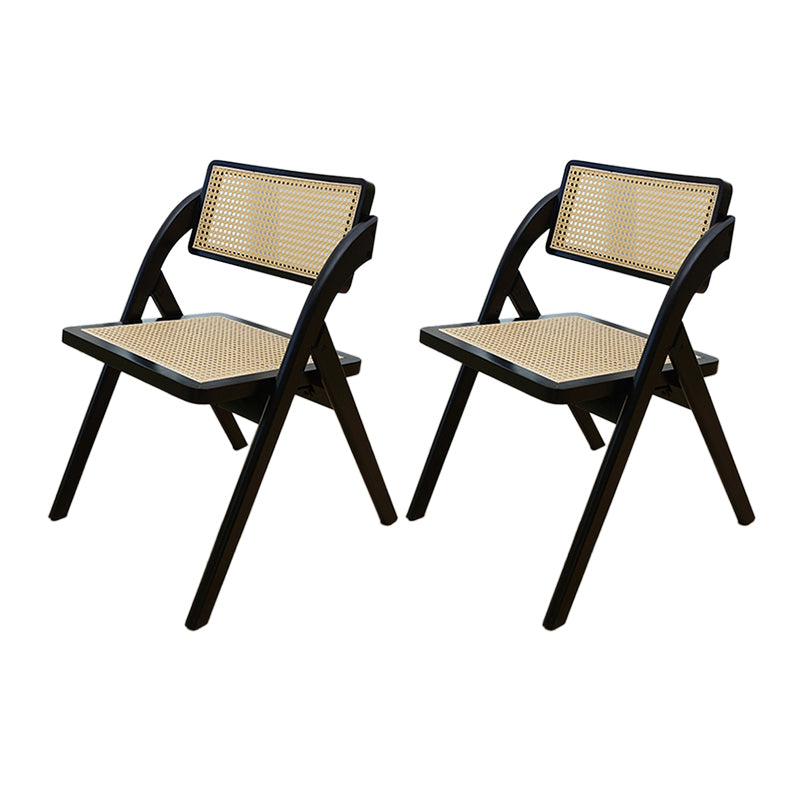 Folding Outdoors Modern Rattan Dining Chairs Patio Dining Chair