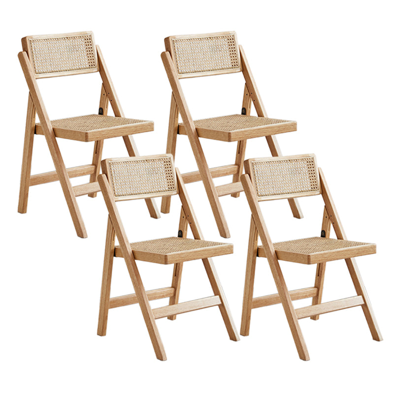 Folding Outdoors Modern Rattan Dining Chairs Patio Dining Chair